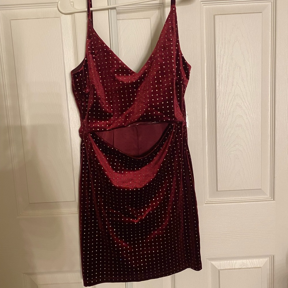 Red Sparkly Dress, Size Large
